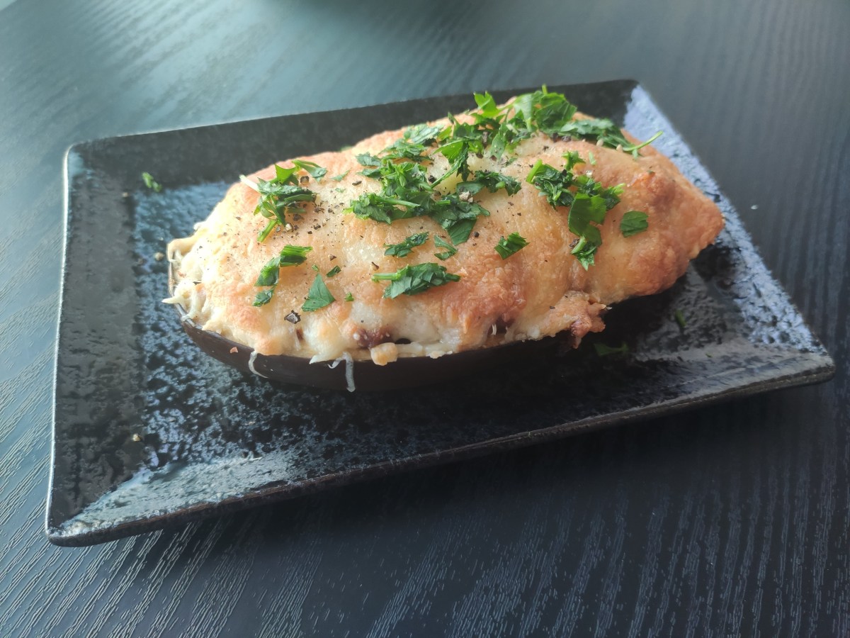 Oven bake cheesy&nbsp;Aubergine