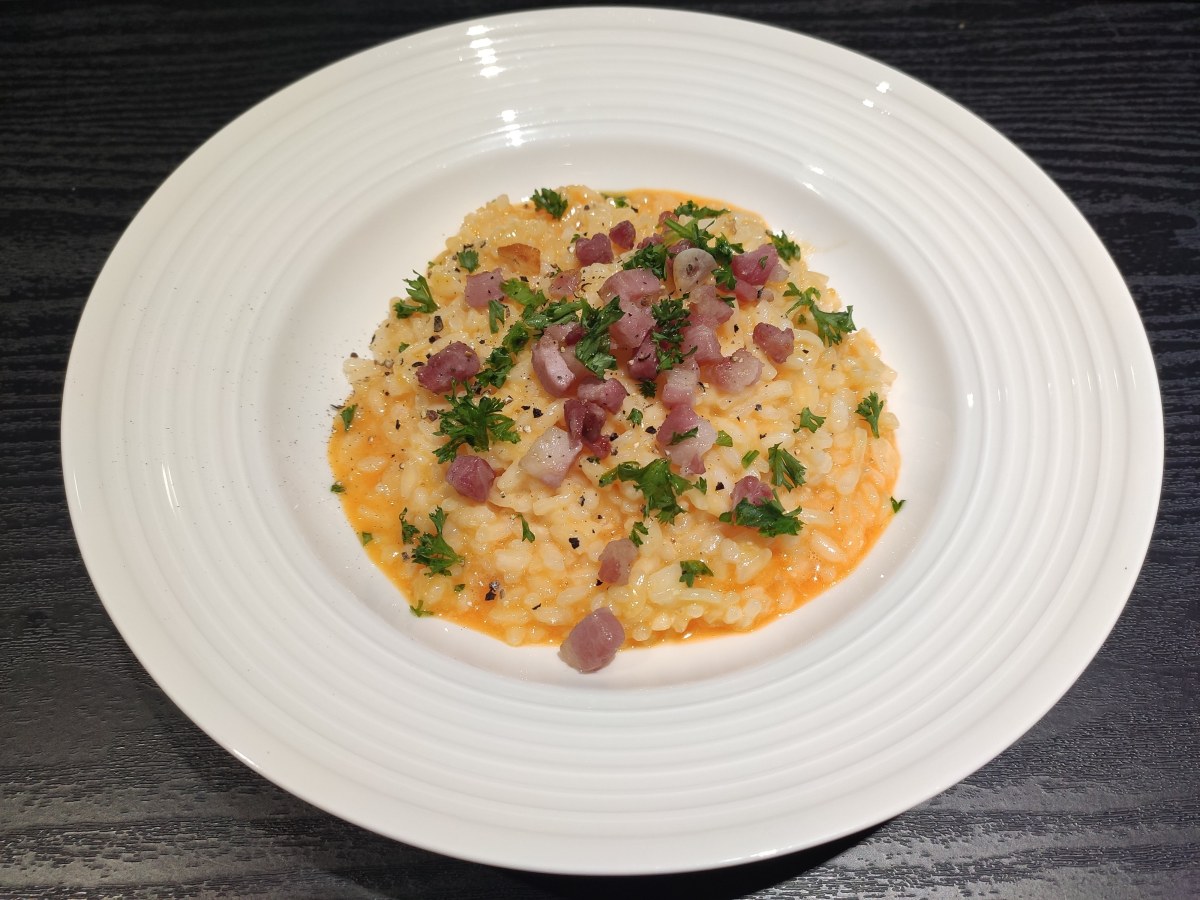 Carbonara risotto