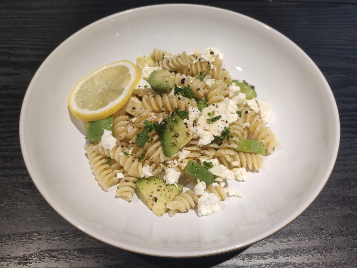 Feta and Avocado&nbsp;Pasta