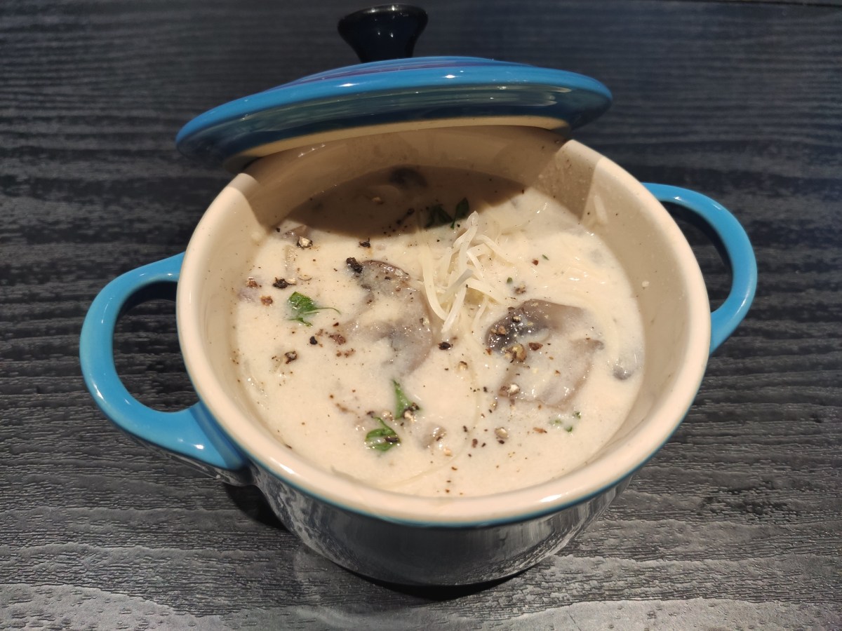 Creamy mushroom soup　